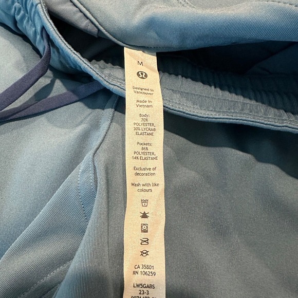 Lululemon Straight Mid Rise Pant Luxtreme Utility Blue Size Medium - Picture 7 of 10